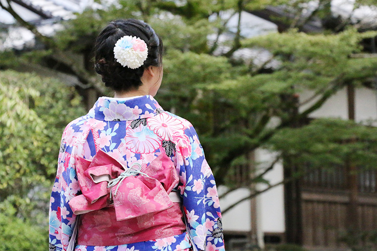 和装の着付けもお任せ